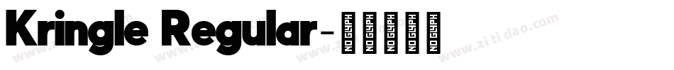 Kringle Regular字体转换